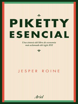 cover image of Piketty esencial
